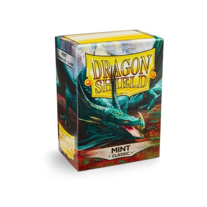100 Protèges cartes Clasic - Menthe - Dragon Shield