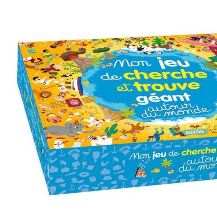 MON JEU DE CHERCHE ET TROUVE GEANT - AUTOUR DU MONDE