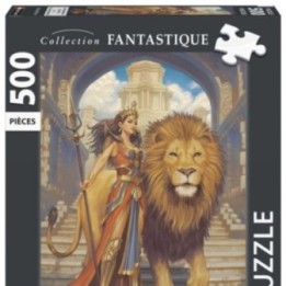 Puzzle 500 p - La dompteuse de lions