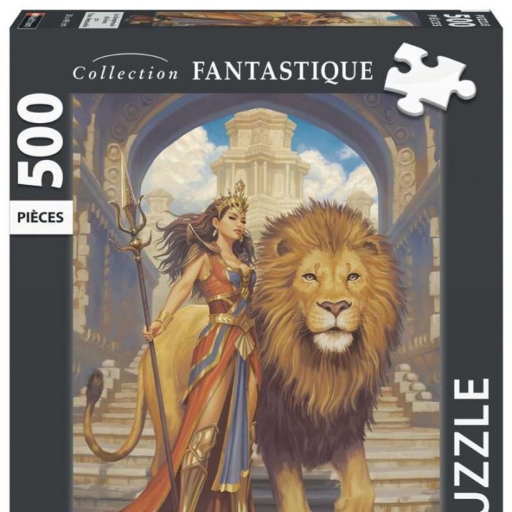 Puzzle 500 p - La dompteuse de lions