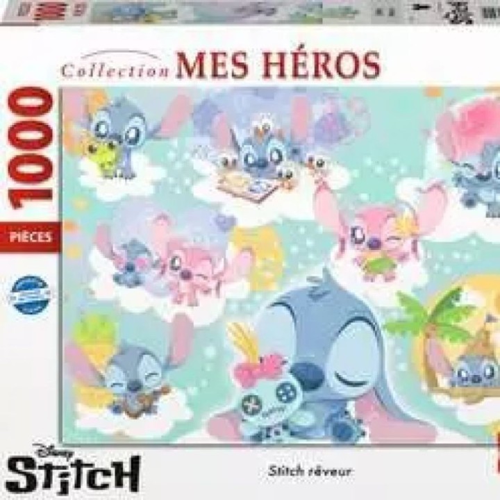 Nathan puzzle 1000 p - Stitch Rêveur