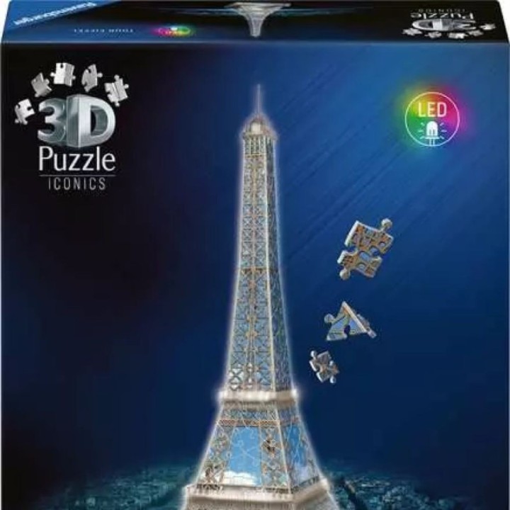 PUZZLE 3D - Tour Eiffel Illuminée
