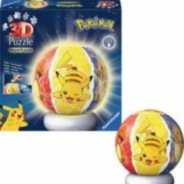 Puzzle 3D Rond Pokémon - 72 pièces