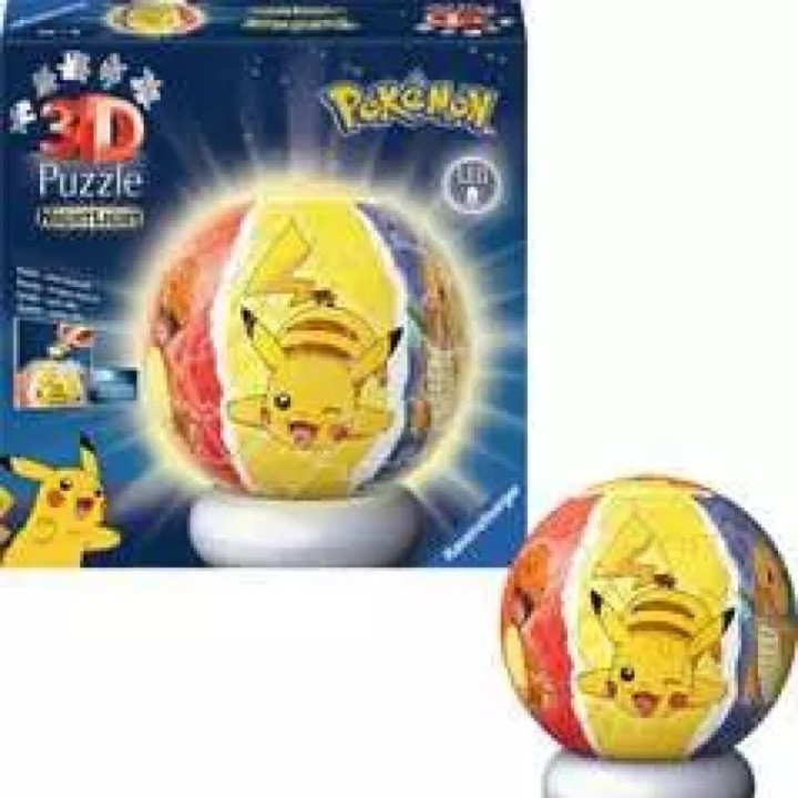 Puzzle 3D Rond Pokémon - 72 pièces