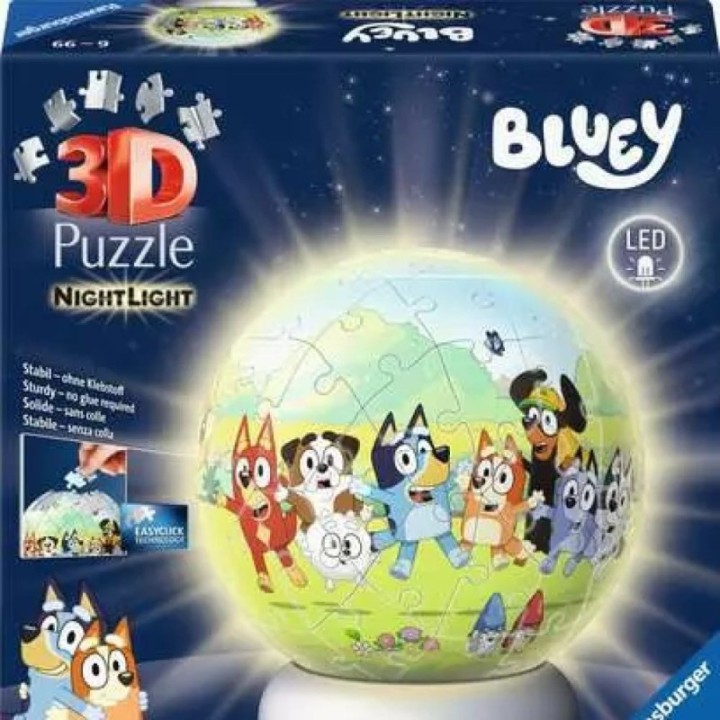Puzzle 3D Rond Bluey - 72 pièces