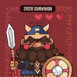 Carnet Poncho - Viking Rouge