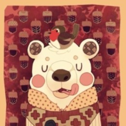 Carnet Poncho - Bujoli Ours Gourmand