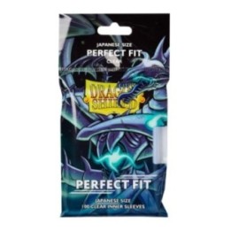 100 Perfect Fit Inner Sleeves Jap Toploader (15) mm (Transparent / Spook)