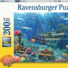 Puzzle 200 p - Navire au Fond de la Mer