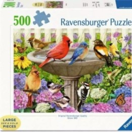 Puzzle 500 p Large - Le Bain d'Oiseaux