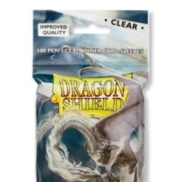 DRAGON SHIELD - 100 pochettes Peferct Fit 63x88mm (Transparent / Sanctus)