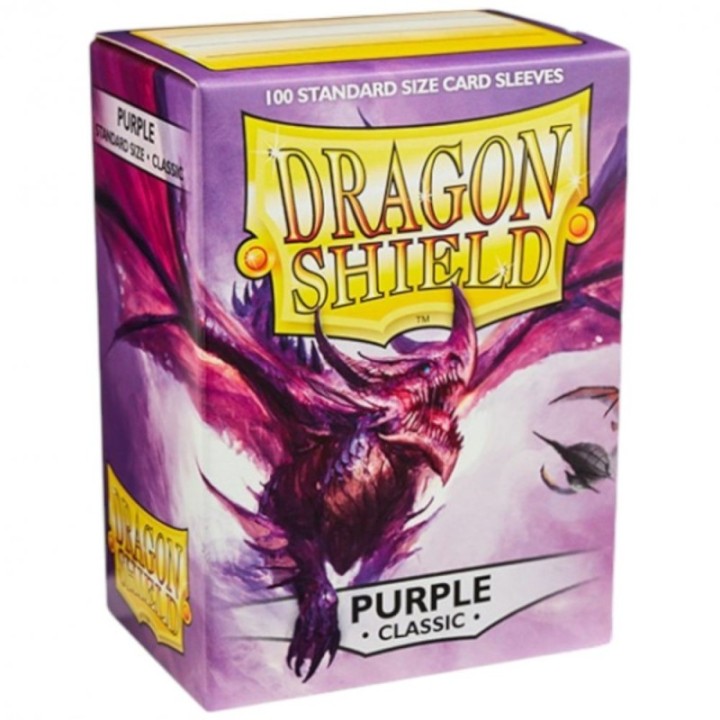 DRAGON SHIELD - 100 pochettes Classic 63x88mm (Purple / Purpura)
