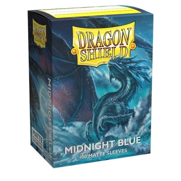 DRAGON SHIELD - 100 pochettes Matte 63x88mm (Midnight Blue)