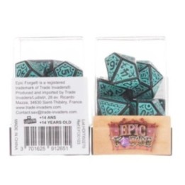 7 dés – Magic Flame Teal
