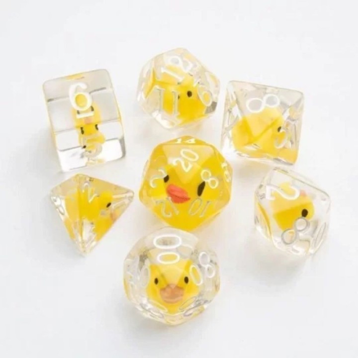 Sachet 7 dés Canard
