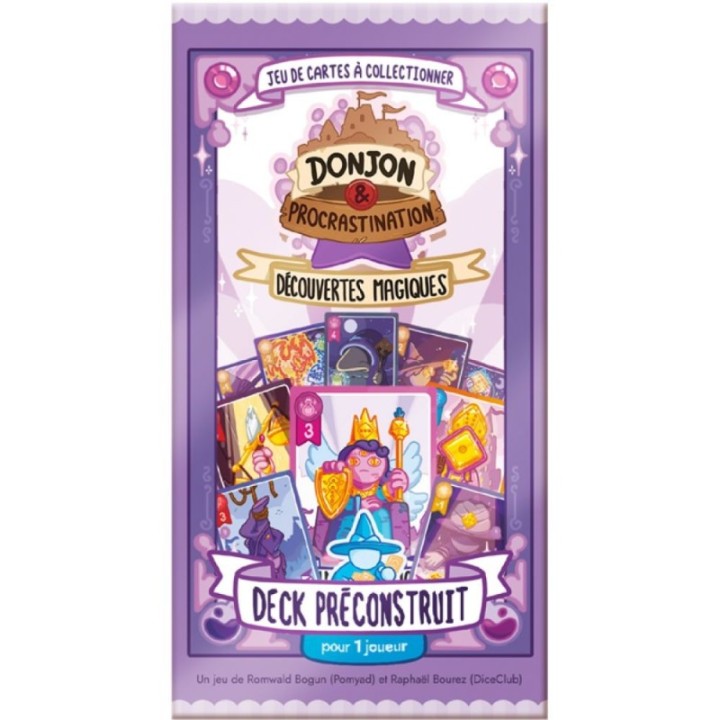DONJON & PROCRASTINATION JCC – Starter Pack 2 joueurs Découvertes magiques