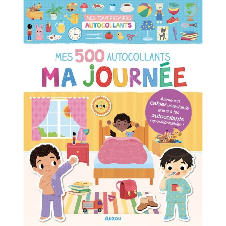 500 AUTOCOLLANTS MA JOURNEE