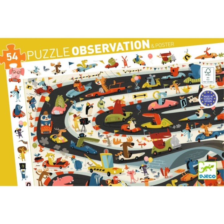 Puzzle Observation Rallye Automobile