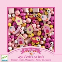 Perles bois - Oiseaux