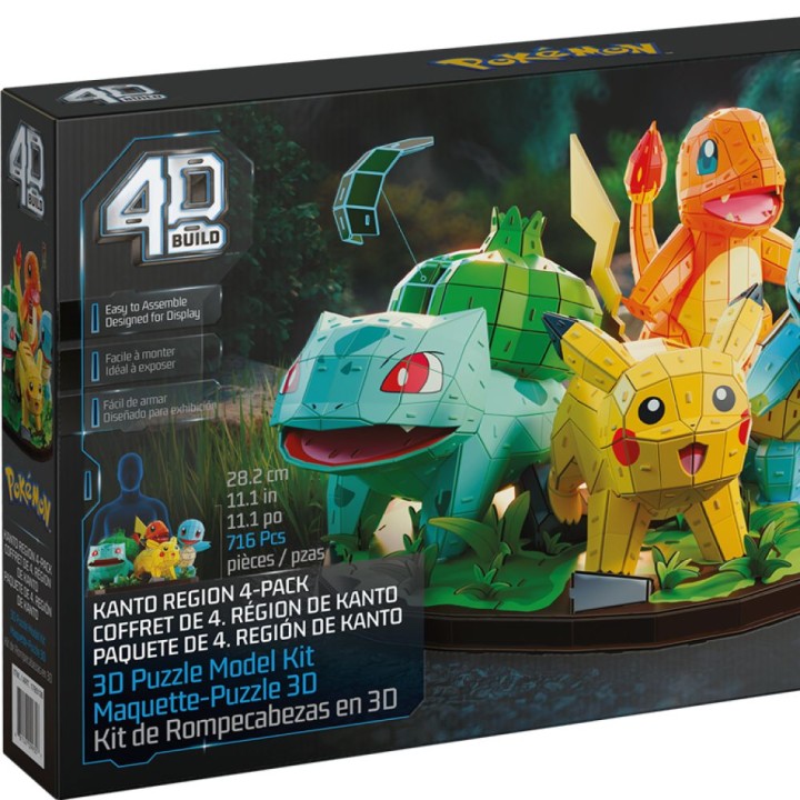 4D Build Pokémon - Diorama Kanto
