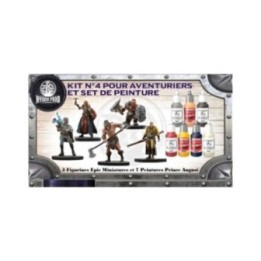 Kit N 4 pour aventurier et set de peinture