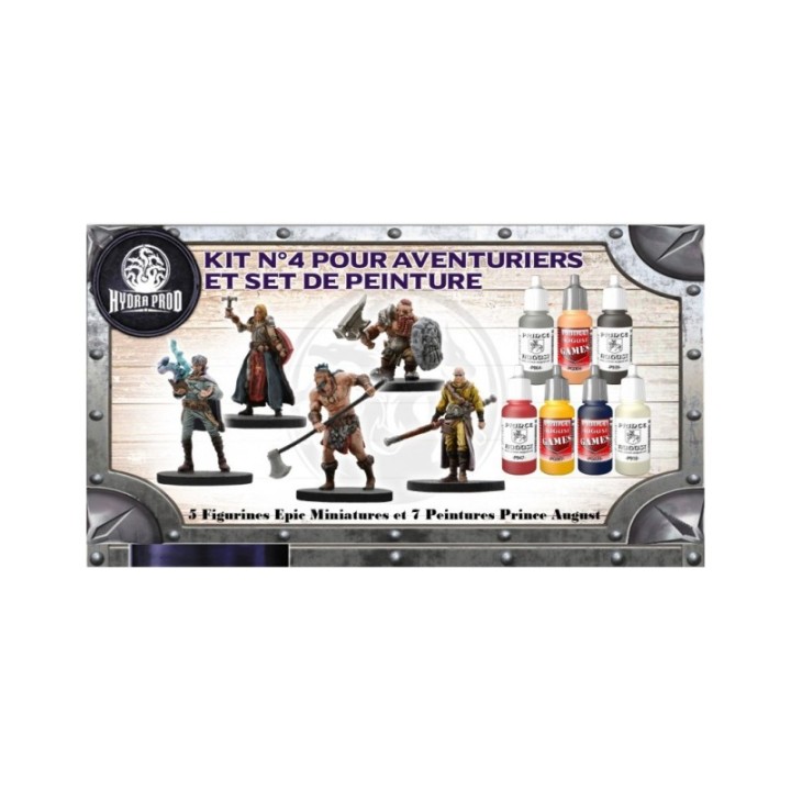 Kit N 4 pour aventurier et set de peinture
