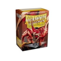 DRAGON SHIELD - 100 pochettes Matte 63x88mm (RUBY)