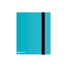 PHOENIX SHIELD – Portfolio Souple 9 cases (360 cartes) – BLEU