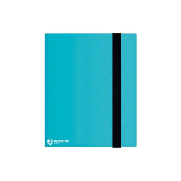 PHOENIX SHIELD – Portfolio Souple 9 cases (360 cartes) – BLEU